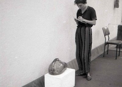 1986 Istanbul, Historisches Museum. Friederike Rohse, die schlafende Ente zeichnend
