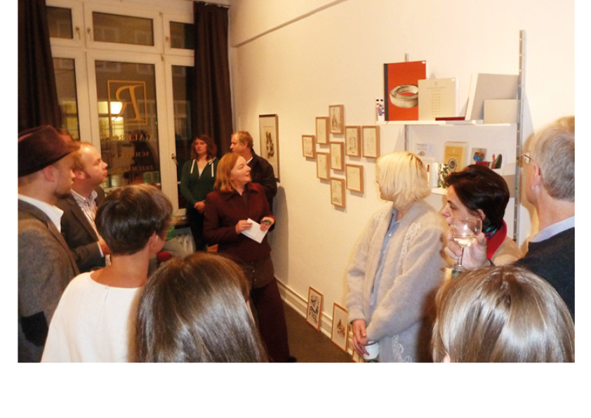 Die Galerie im Oktober 2013, Eröffnung Ausstellung Ellen Louise Weise