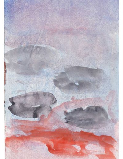 Arbeiten von Friederike Rohse zum Thema Blutmond, 2025